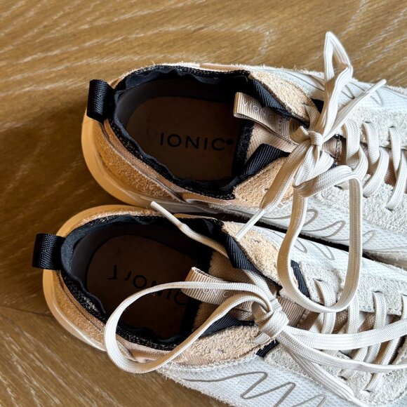 Vionic Nimble Size 8.5 Cream Tennis Shoes - Picture 4 of 8